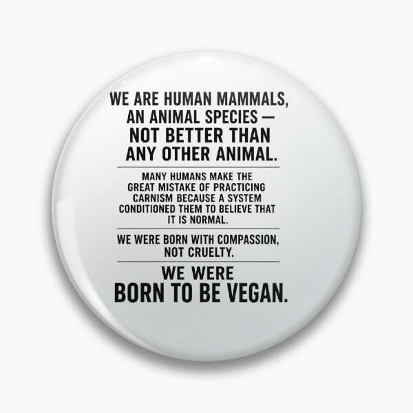 Item preview, WE WERE BORN TO BE VEGAN designed and sold by RGUVegan.