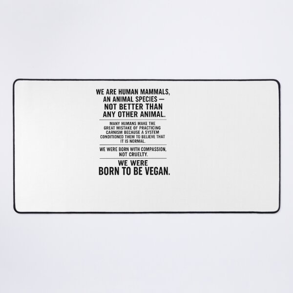 Item preview, WE WERE BORN TO BE VEGAN designed and sold by RGUVegan.