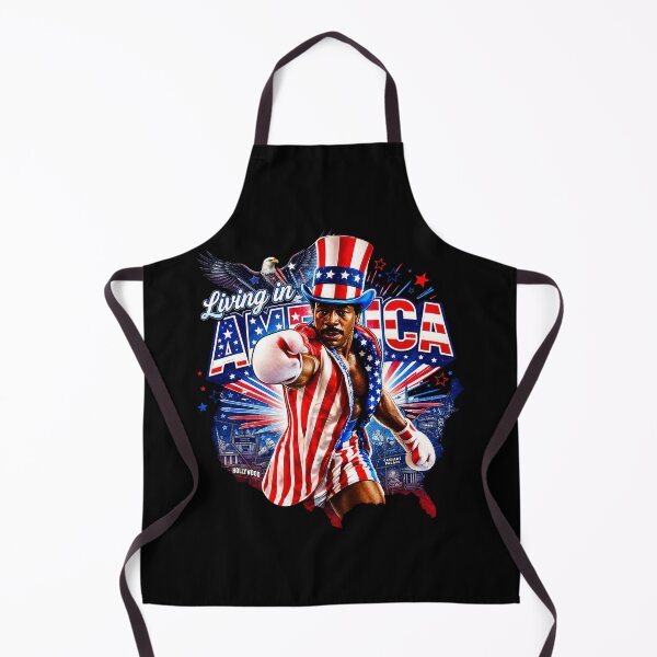 Item preview, Apollo Creed Living In America - Patriotic Boxing Fourth Of July America, USA Fighter designed and sold by kosterbleack.