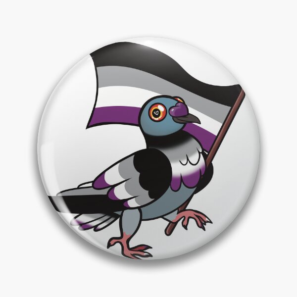 Item preview, Asexual pigeon pride designed and sold by LeifrogDesigns.