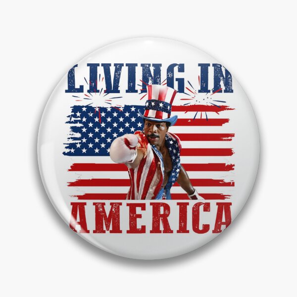 Item preview, Apollo Creed Living In America - Patriotic Boxing Fourth Of July America, USA Fighter designed and sold by kosterbleack.