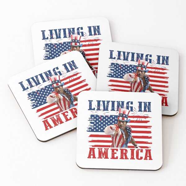 Item preview, Apollo Creed Living In America - Patriotic Boxing Fourth Of July America, USA Fighter designed and sold by kosterbleack.
