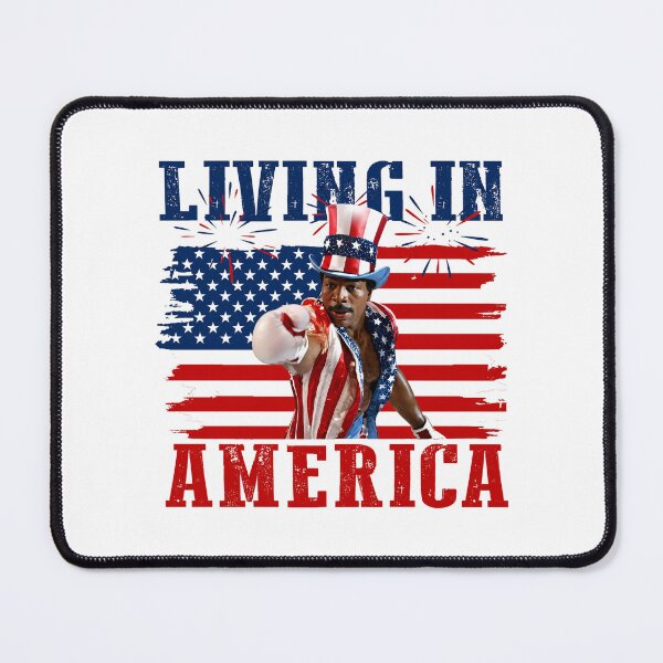 Item preview, Apollo Creed Living In America - Patriotic Boxing Fourth Of July America, USA Fighter designed and sold by kosterbleack.