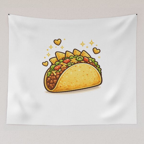 Item preview, Cute Taco designed and sold by Wild Horizon Studio.