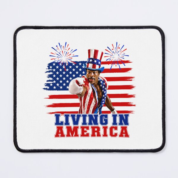 Item preview, Apollo Creed Living In America - Patriotic Boxing Fourth Of July America, USA Fighter designed and sold by kosterbleack.