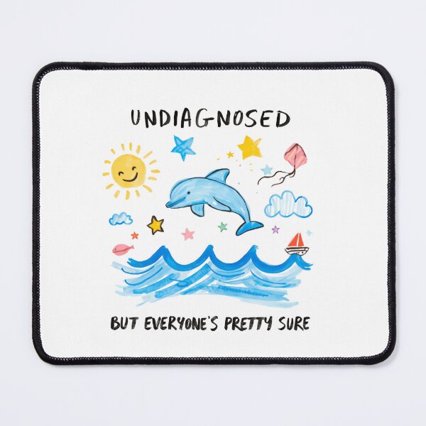 Item preview, Undiagnosed But Everyone's Pretty Sure Neurodivergent Autism ADHD designed and sold by RetroMini2026.
