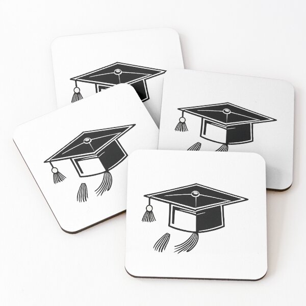 Item preview, Line Art Cap: Minimalist Continuous Line Graduatio designed and sold by Mercella-Inc.