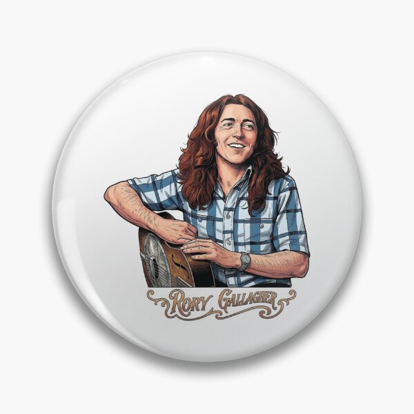 Item preview, Rory Gallagher Acoustic Resonator Guitar Blues Sticker designed and sold by topprinting.