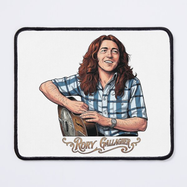 Item preview, Rory Gallagher Acoustic Resonator Guitar Blues Sticker designed and sold by topprinting.