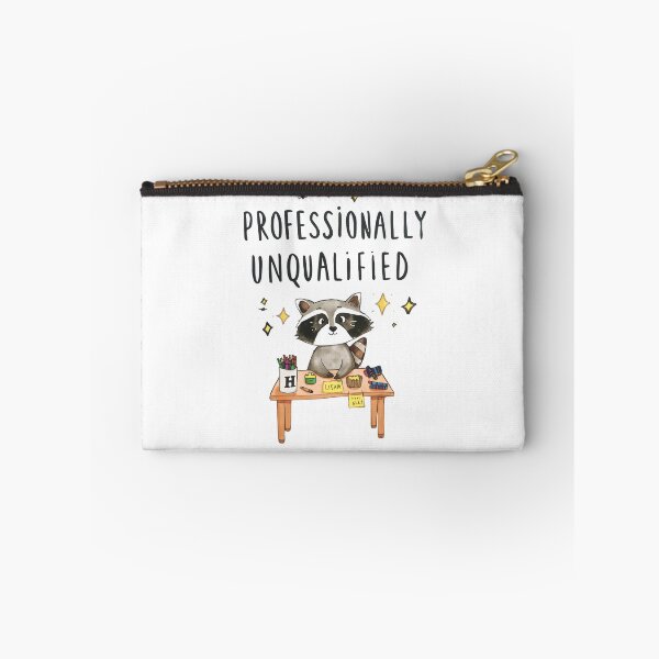 Item preview, Professionally Unqualified Raccoon Creative Hobbyist Humor designed and sold by RetroMini2026.
