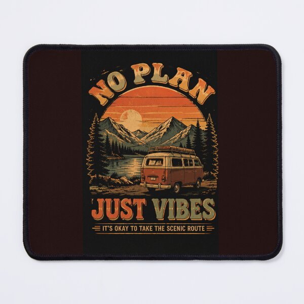 Item preview, No Plan Just Vibes Retro Vanlife Adventure designed and sold by HALYNA070824.