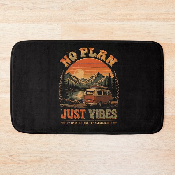 Item preview, No Plan Just Vibes Retro Vanlife Adventure designed and sold by HALYNA070824.