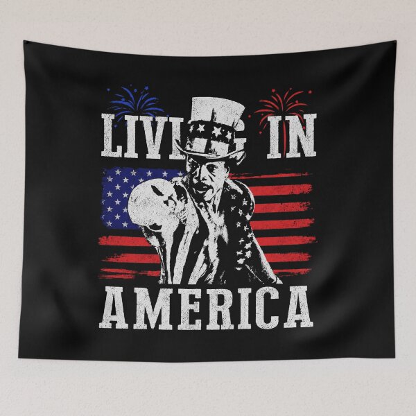 Item preview, Apollo Creed Living In America - Patriotic Boxing Fourth Of July America, USA Fighter designed and sold by kosterbleack.