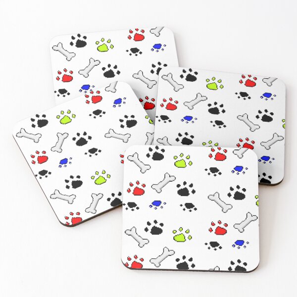 Item preview, Cute Dog Paw Prints and Bones Stickers Pack designed and sold by RetroRlx.