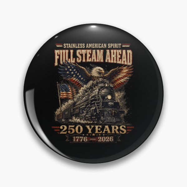 Item preview, Full Steam Ahead American Spirit US Semiquincentennial 250 Years Train Design designed and sold by PhocoNibict.