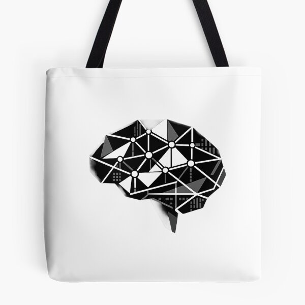 Item preview, Neuro Noise Alt Logo - Geometric Brain designed and sold by TheBlackLedger.