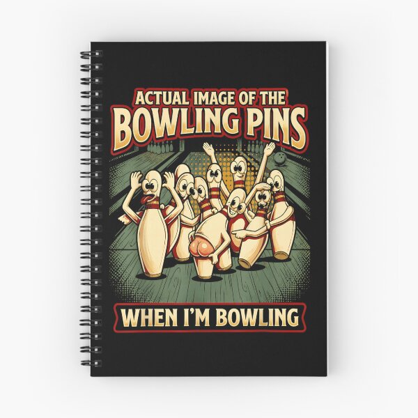 Item preview, Actual Image Of The Bowling Pins When I Am Bowling Funny designed and sold by PhocoNibict.
