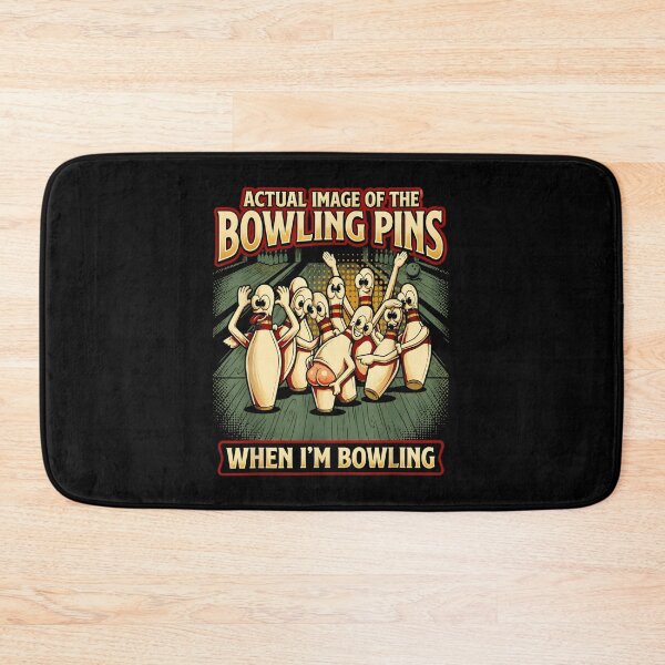 Item preview, Actual Image Of The Bowling Pins When I Am Bowling Funny designed and sold by PhocoNibict.