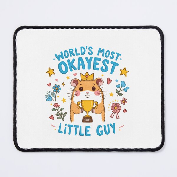Item preview, World's Most Okayest Little Guy Hamster Pet Owner Gift designed and sold by RetroMini2026.