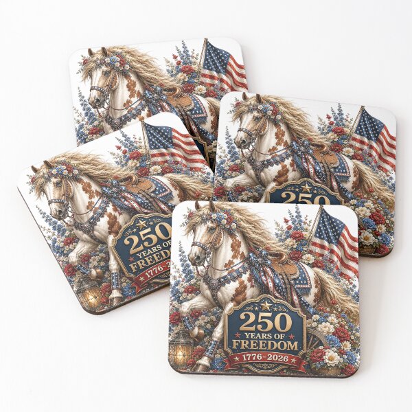 Item preview, Patriotic Horse and Flag designed and sold by PetalGarden.