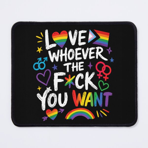 Item preview, Love Whoever The Fuck You Want Rainbow Progress Pride Flag Graphic designed and sold by PhocoNibict.