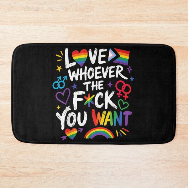 Item preview, Love Whoever The Fuck You Want Rainbow Progress Pride Flag Graphic designed and sold by PhocoNibict.