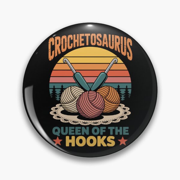 Item preview, Crochetosaurus Queen of Hooks designed and sold by jkrphoto.
