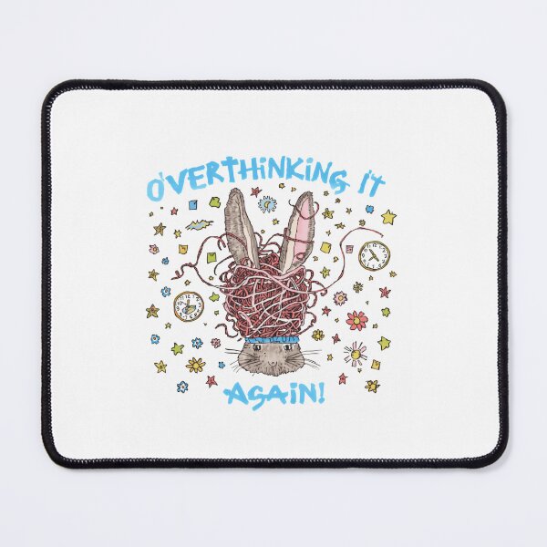 Item preview, O'verthinking It Again! Overthinker Anxiety Mental Health Awareness Gift designed and sold by RetroMini2026.
