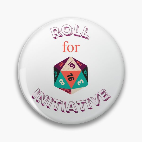 Item preview, Roll For Initiative - Retro D20 Dice Tabletop RPG Gamer designed and sold by DataNataDesigns.