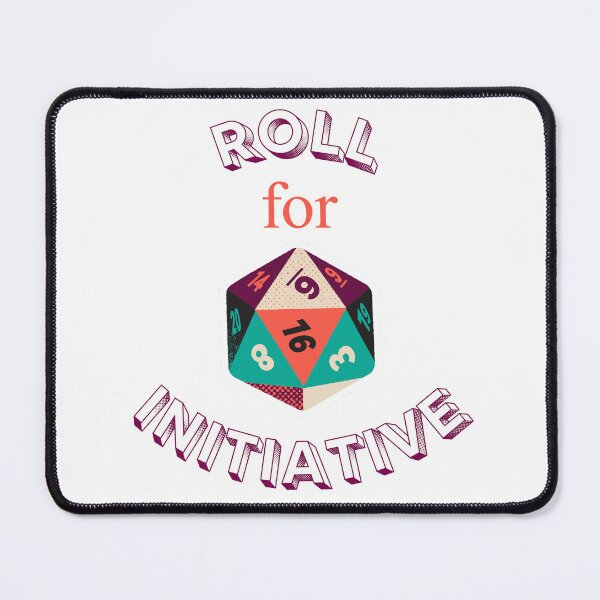Item preview, Roll For Initiative - Retro D20 Dice Tabletop RPG Gamer designed and sold by DataNataDesigns.