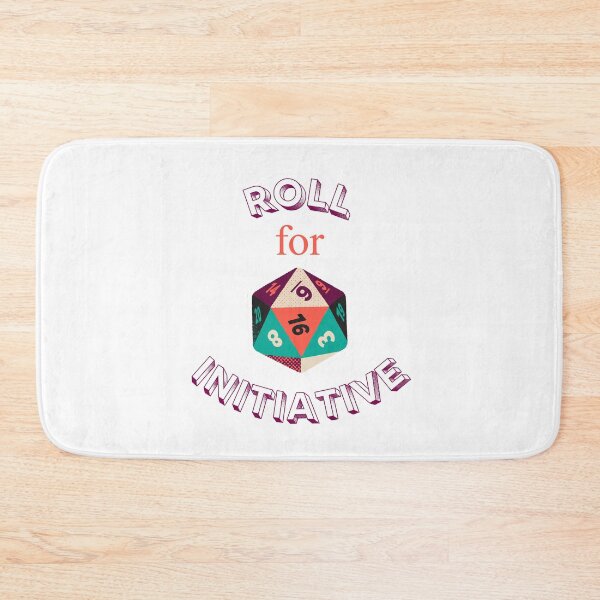 Item preview, Roll For Initiative - Retro D20 Dice Tabletop RPG Gamer designed and sold by DataNataDesigns.