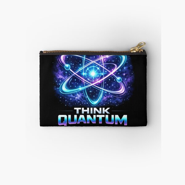 Item preview, Think Quantum Physics T-Shirt | Science Nerd Cosmic Atom Graphic Tee designed and sold by Atharva-threads.