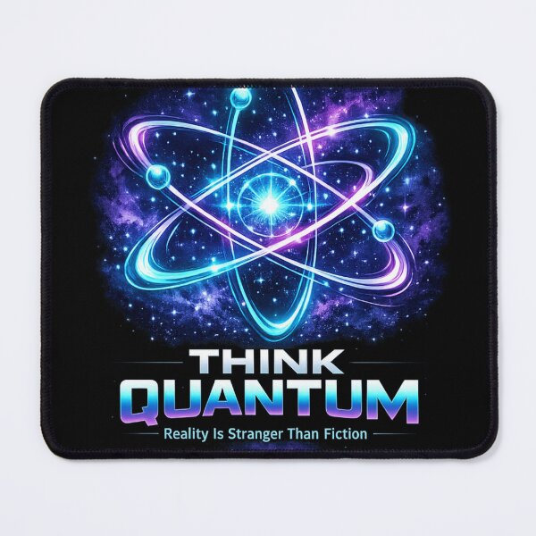 Item preview, Think Quantum Physics T-Shirt | Science Nerd Cosmic Atom Graphic Tee designed and sold by Atharva-threads.