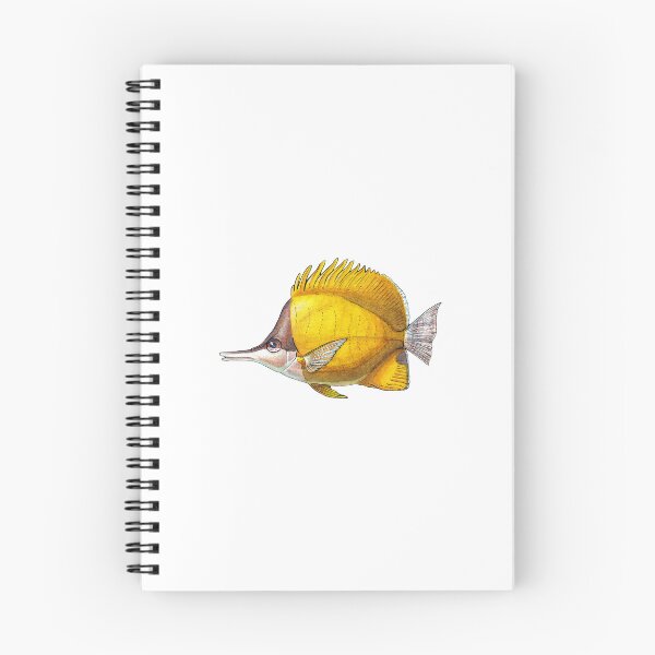 Item preview, Yellow Longnose Butterflyfish - Watercolor Illustration designed and sold by AquarellChill.