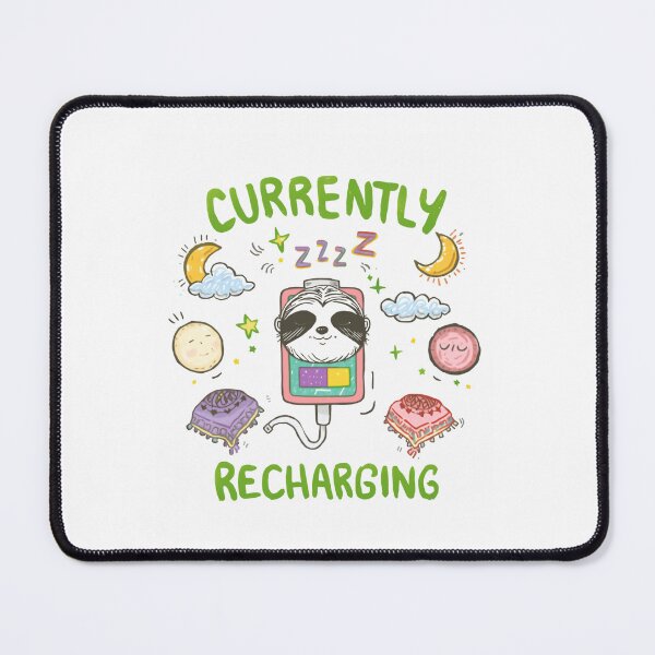 Item preview, Currently Recharging Sloth Sleep Lover Introvert Rest designed and sold by RetroMini2026.