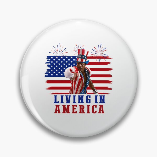 Item preview, Apollo Creed Living In America - Patriotic Boxing Fourth Of July America, USA Fighter designed and sold by kosterbleack.