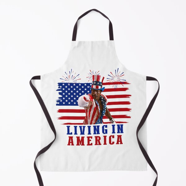 Item preview, Apollo Creed Living In America - Patriotic Boxing Fourth Of July America, USA Fighter designed and sold by kosterbleack.