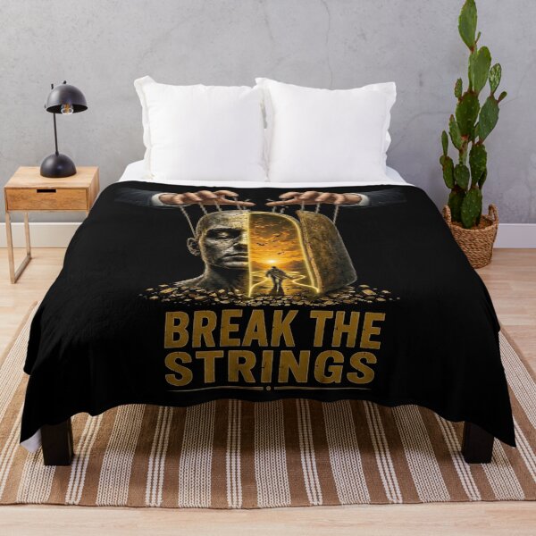 Item preview, Break The Strings – Freedom From Control | Empowerment, Self-Liberation & Motivational Art designed and sold by thoughtswear.