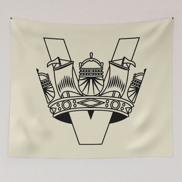Item preview, Vickers WWI Aircraft Logo Vintage British Aviation Emblem designed and sold by MilitaryMart.