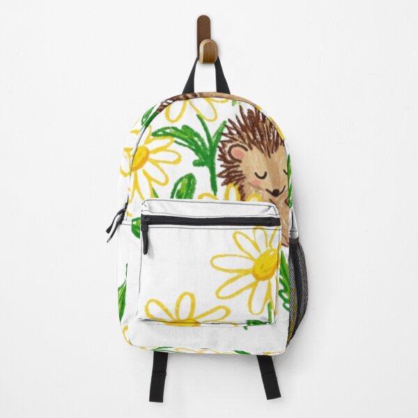 Item preview, Cute Sleeping Hedgehog in Daisy Flower Meadow Illustration designed and sold by TaiwanMemory.