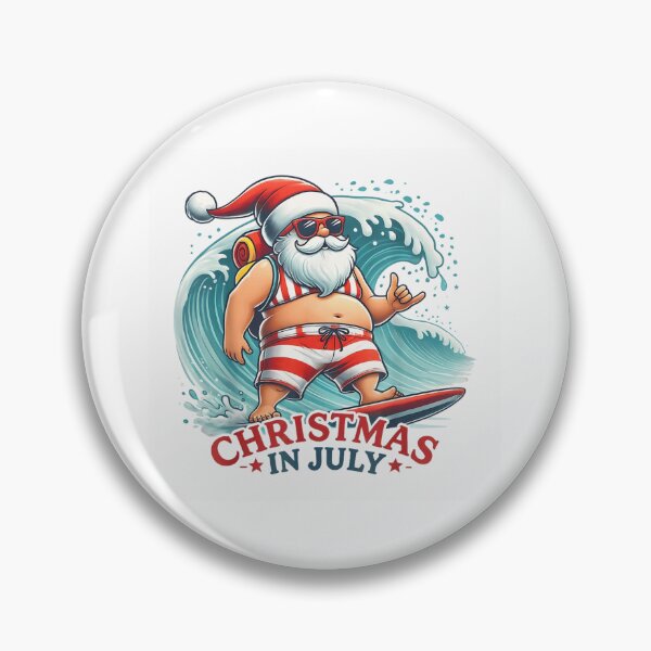 Item preview, Christmas In July Surfing Santa Claus Catching Waves Tropical Summer Design designed and sold by RuperDelois.