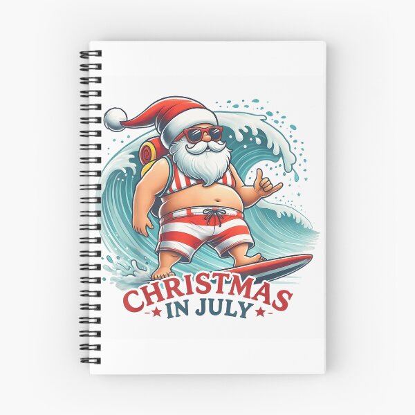 Item preview, Christmas In July Surfing Santa Claus Catching Waves Tropical Summer Design designed and sold by RuperDelois.