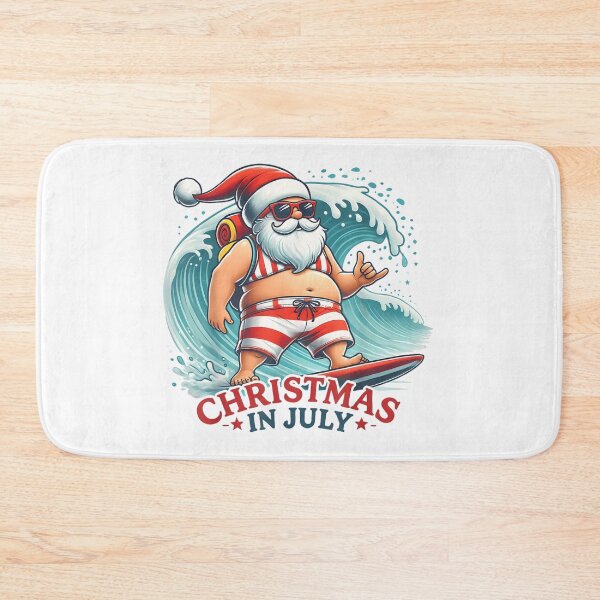 Item preview, Christmas In July Surfing Santa Claus Catching Waves Tropical Summer Design designed and sold by RuperDelois.