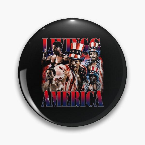 Item preview, Apollo Creed Living In America - Patriotic Boxing Fourth Of July America, USA Fighter designed and sold by kosterbleack.