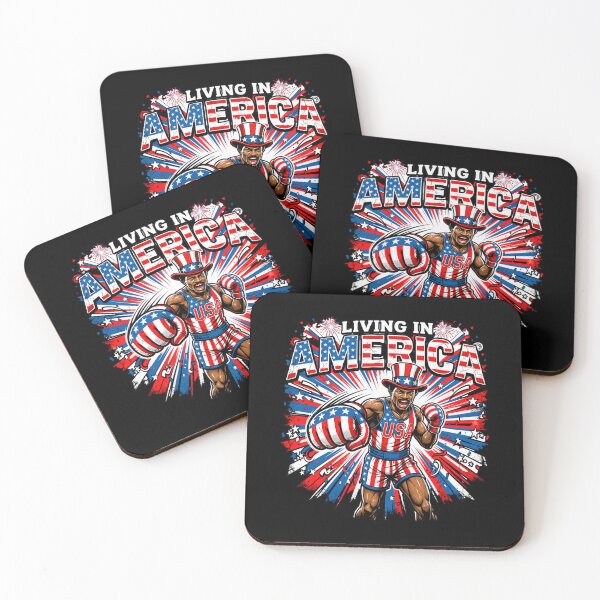 Item preview, Apollo Creed Living In America - Patriotic Boxing Fourth Of July America, USA Fighter designed and sold by kosterbleack.