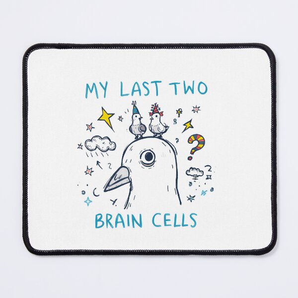 Item preview, My Last Two Brain Cells Funny Humor Tired Brain Mental Fatigue Relatable designed and sold by RetroMini2026.