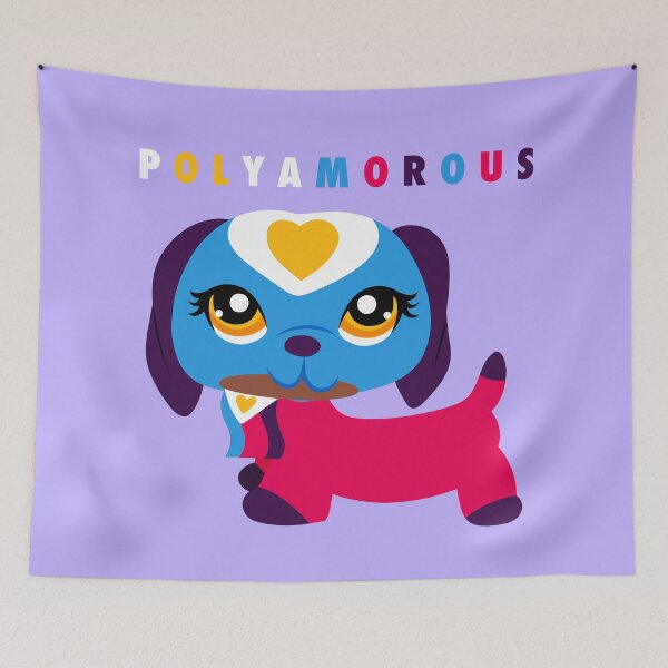 Item preview, Polyamorous Dachshund designed and sold by That_Blind_Artist.