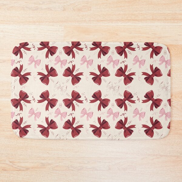 Item preview, Burgundy Bow seamless pattern designed and sold by digital.stickerperso.com.