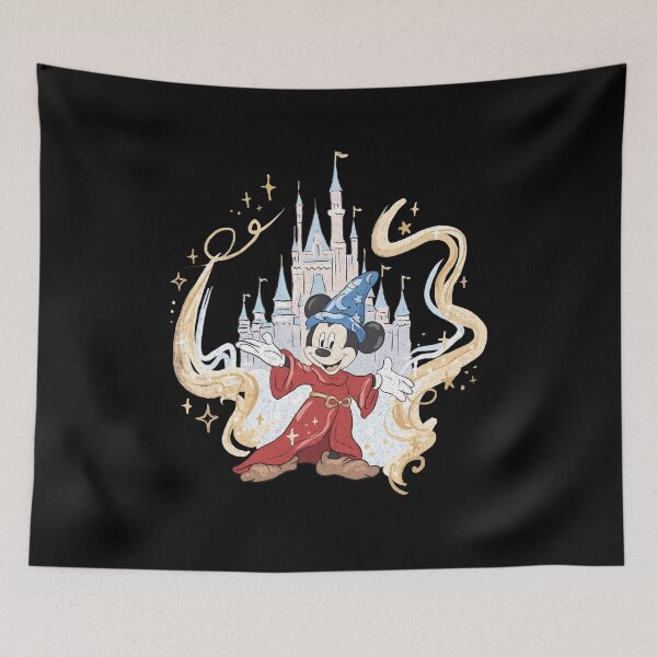 Item preview, Magic Mouse Wizard Fantasy Castle Illustration Dreamy Theme Park Aesthetic Classic T-Shirt designed and sold by RRMadeArt.