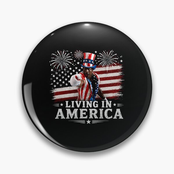 Item preview, Apollo Creed Living In America - Patriotic Boxing Fourth Of July America, USA Fighter designed and sold by kosterbleack.
